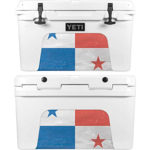Panama Flag Distressed YETI Tundra 45 Hard Cooler Skin