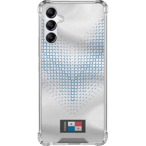 Panama Soccer Flag Galaxy A14 5G Clear Case