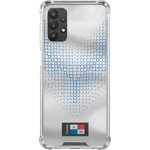 Panama Soccer Flag Galaxy A32 5G Clear Case
