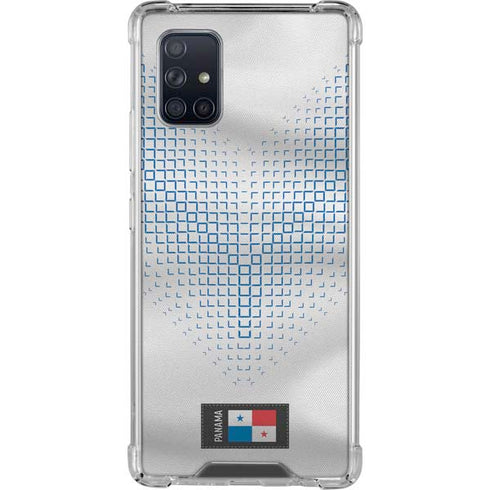 Panama Soccer Flag Galaxy A71 5G Clear Case
