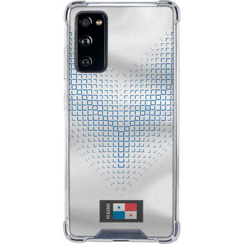 Panama Soccer Flag Galaxy S20 FE Clear Case