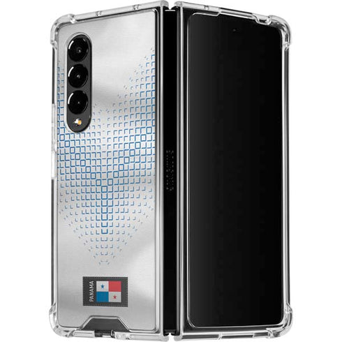 Panama Soccer Flag Galaxy Z Fold4 5G Clear Case