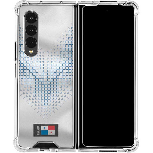 Panama Soccer Flag Galaxy Z Fold4 5G Clear Case