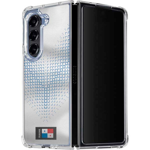 Panama Soccer Flag Galaxy Z Fold5 5G Clear Case