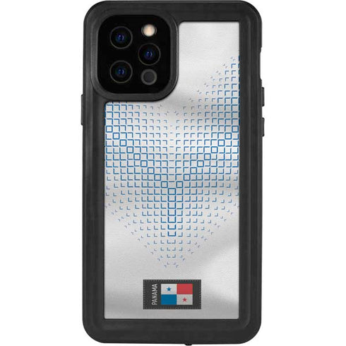 Panama Soccer Flag iPhone 12 Pro Waterproof Case