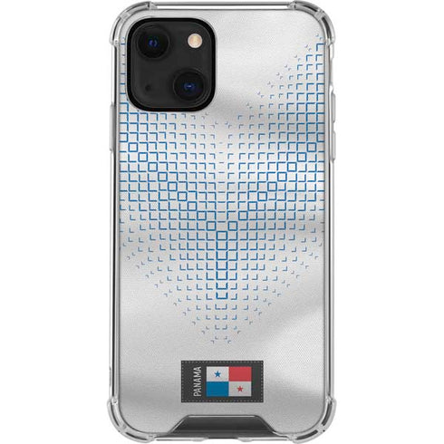 Panama Soccer Flag iPhone 15 Plus Clear Case