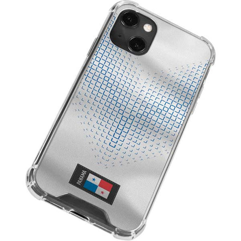 Panama Soccer Flag iPhone 14 Plus Clear Case