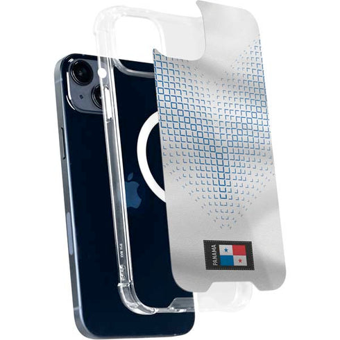 Panama Soccer Flag iPhone 15 Plus MagSafe Case
