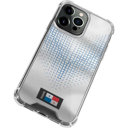 Panama Soccer Flag iPhone 14 Pro Max Clear Case