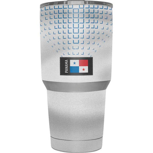 Panama Soccer Flag Yeti 30oz Rambler Tumbler Skin