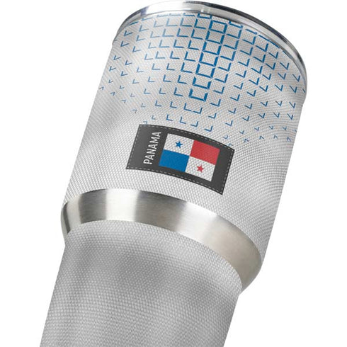 Panama Soccer Flag Yeti 30oz Rambler Tumbler Skin