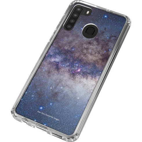 Panorama View of the Center of the Milky Way Galaxy A21 Clear Case