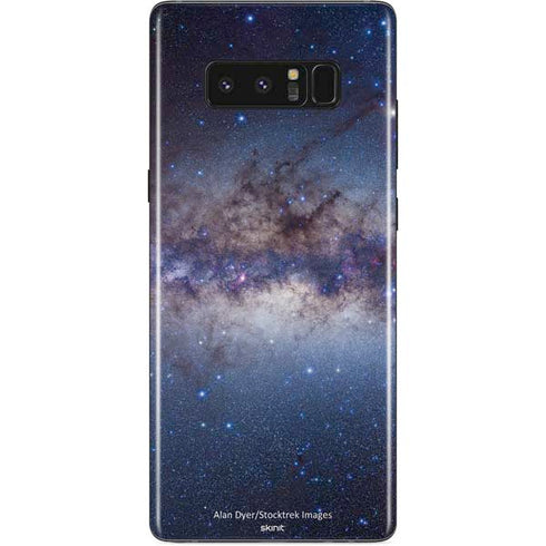 Panorama View of the Center of the Milky Way Galaxy Note 8 Skin