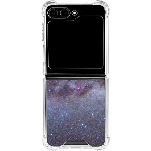 Panorama View of the Center of the Milky Way Galaxy Z Flip5 5G Clear Case