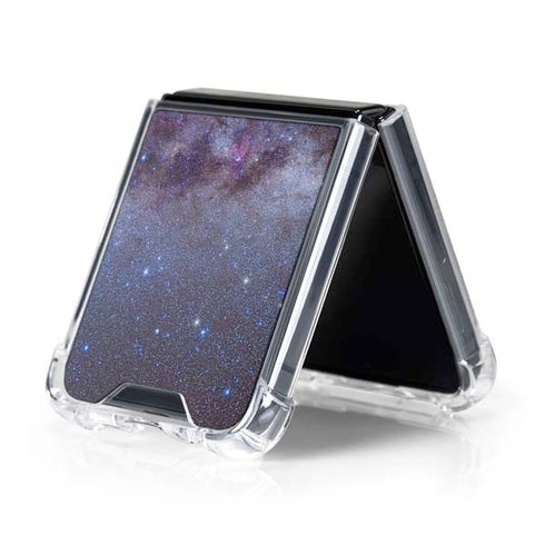 Panorama View of the Center of the Milky Way Galaxy Z Flip5 5G Clear Case