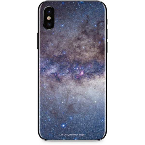 Panorama View of the Center of the Milky Way iPhone X Skin