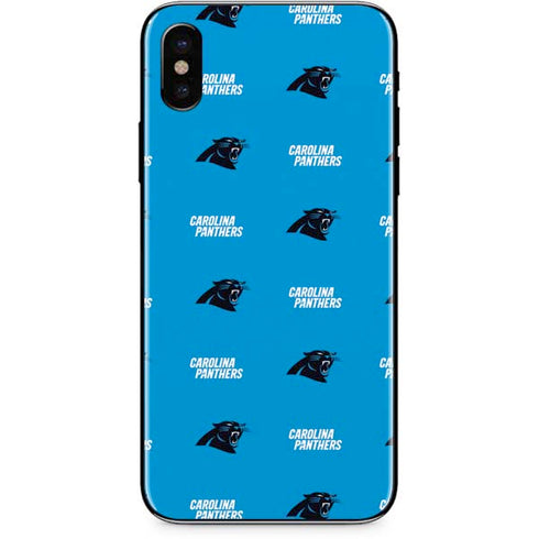 NFL Carolina Panthers Blitz Series iPhone XS Skin