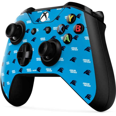 NFL Carolina Panthers Blitz Series Xbox One X Controller Skin