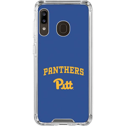 University of Pittsburgh Panthers Pitt Galaxy A30 Clear Case