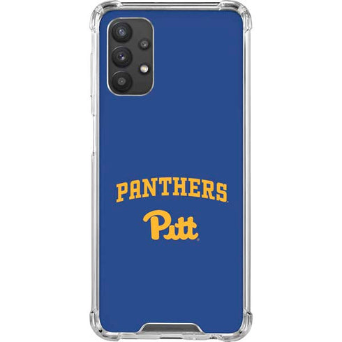 University of Pittsburgh Panthers Pitt Galaxy A32 5G Clear Case