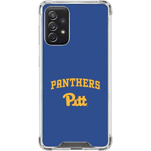 University of Pittsburgh Panthers Pitt Galaxy A72 5G Clear Case