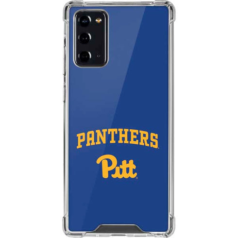 University of Pittsburgh Panthers Pitt Galaxy Note20 5G Clear Case