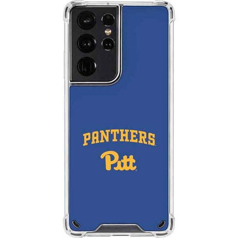 University of Pittsburgh Panthers Pitt Galaxy S21 Ultra 5G Clear Case