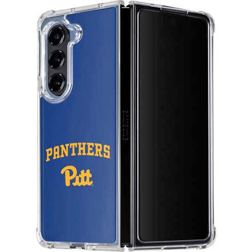 University of Pittsburgh Panthers Pitt Galaxy Z Fold5 5G Clear Case