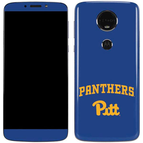 University of Pittsburgh Panthers Pitt Moto E5 Plus Skin