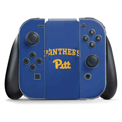 University of Pittsburgh Panthers Pitt Nintendo Switch (2017-2021) Joy-Con Controller Skin