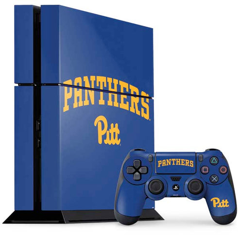 University of Pittsburgh Panthers Pitt PS4 Console and Controller Bundle Skin