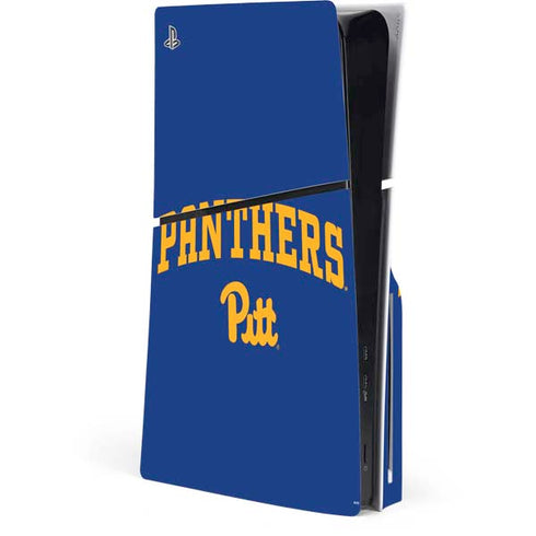 University of Pittsburgh Panthers Pitt PS5 Slim Disk Console Skin