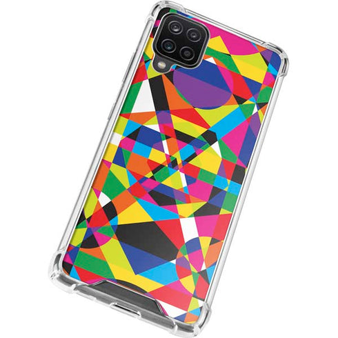 Parallel Vectors Galaxy A12 Clear Case