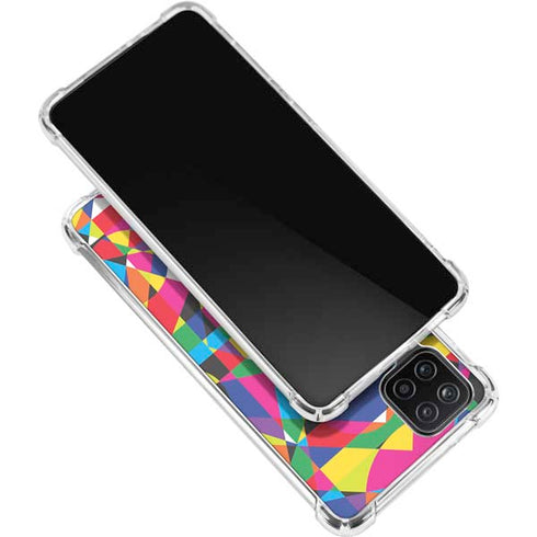 Parallel Vectors Galaxy A12 Clear Case