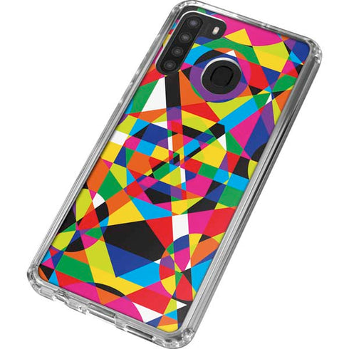 Parallel Vectors Galaxy A21 Clear Case