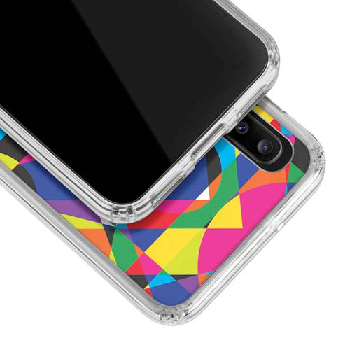 Parallel Vectors Galaxy A30 Clear Case