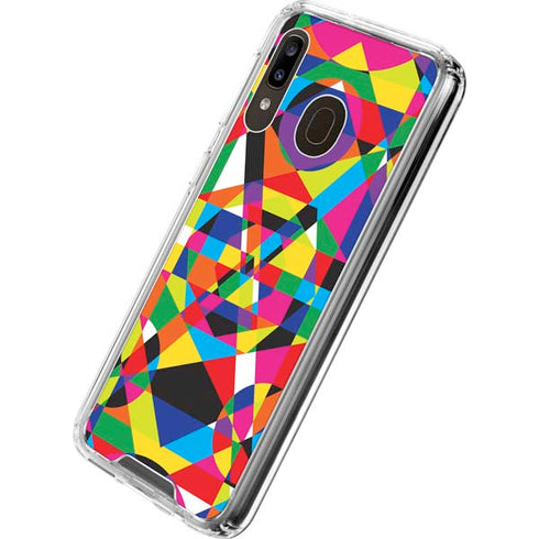 Parallel Vectors Galaxy A30 Clear Case