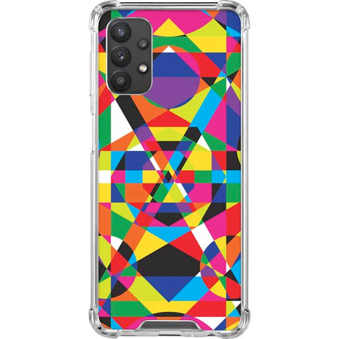 Parallel Vectors Galaxy A32 5G Clear Case