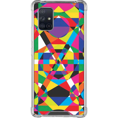 Parallel Vectors Galaxy A71 5G Clear Case