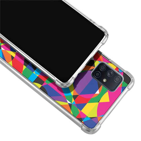 Parallel Vectors Galaxy A71 5G Clear Case