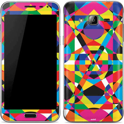 Parallel Vectors Galaxy J3 Skin