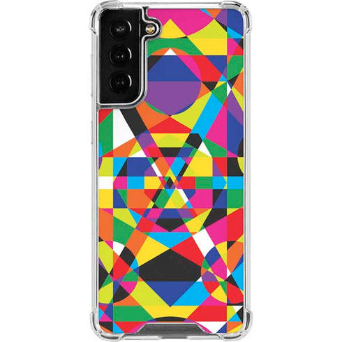 Parallel Vectors Galaxy S21 FE Clear Case