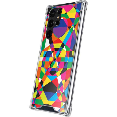 Parallel Vectors Galaxy S22 Ultra Clear Case
