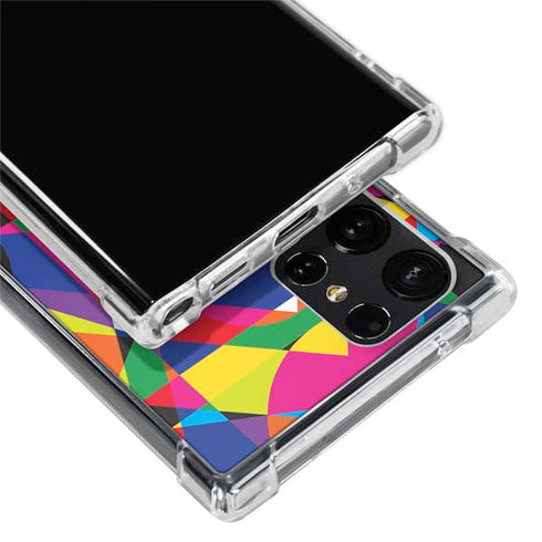 Parallel Vectors Galaxy S22 Ultra Clear Case