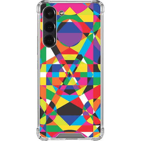 Parallel Vectors Galaxy S23 Plus Clear Case