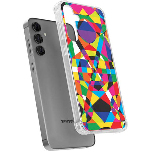 Parallel Vectors Galaxy S24 Plus Clear Case