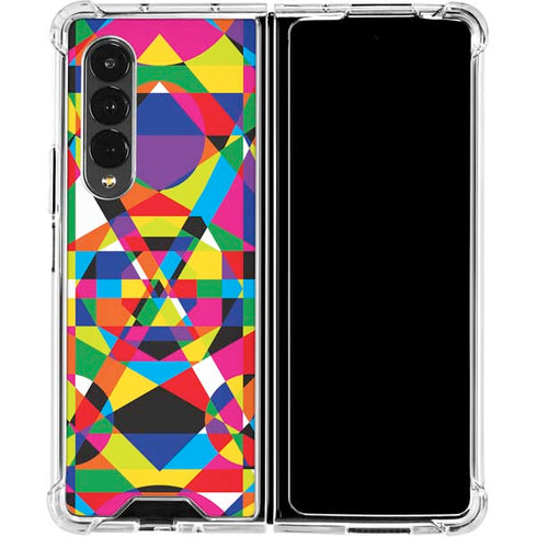 Parallel Vectors Galaxy Z Fold4 5G Clear Case