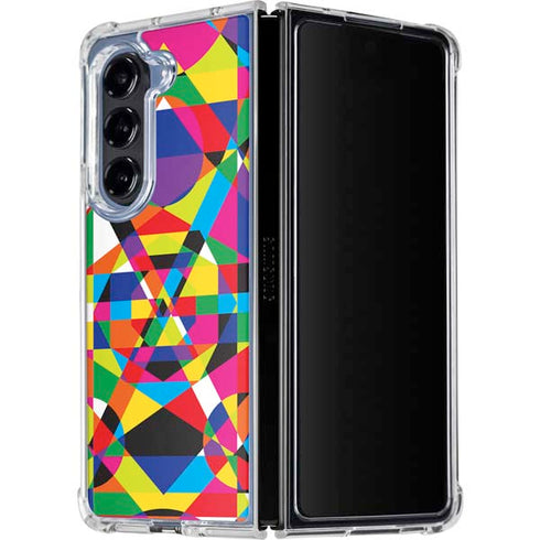 Parallel Vectors Galaxy Z Fold5 5G Clear Case