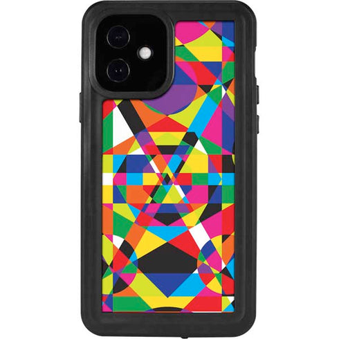Parallel Vectors iPhone 12 Waterproof Case