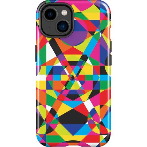 Parallel Vectors iPhone 15 Plus Impact Case